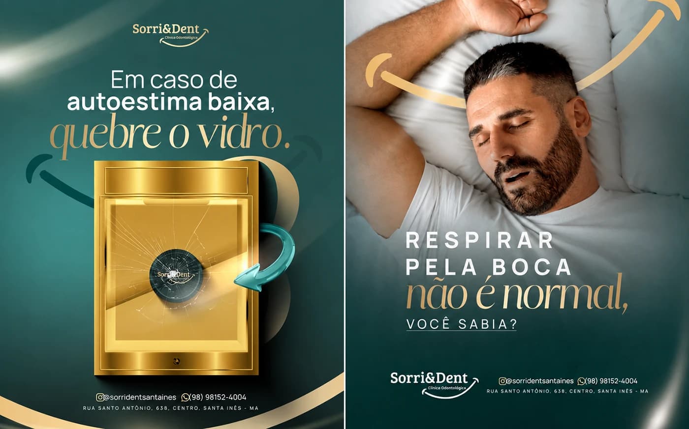 Peça 1 do projeto POSTS SOCIAL MEDIA - ODONTOLOGIA