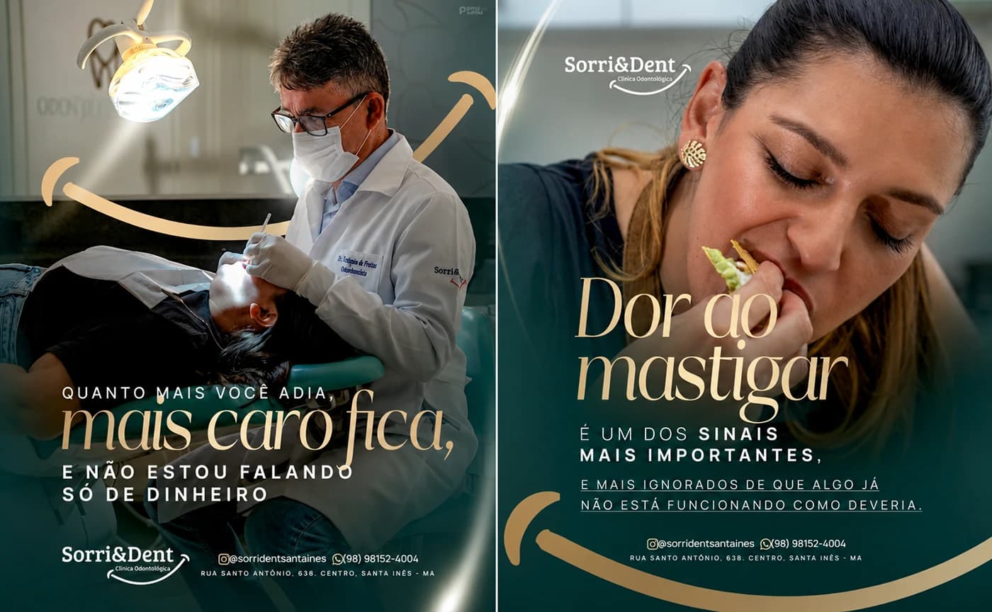 Peça 2 do projeto POSTS SOCIAL MEDIA - ODONTOLOGIA