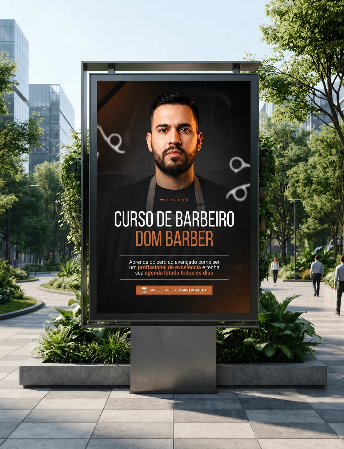 Peça 4 do projeto POST SOCIAL MEDIA - BARBEARIA